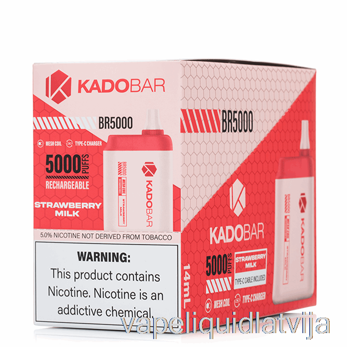 [5-pack] Kado Bar Br5000 Vienreizējās Lietošanas Vape šķidrums